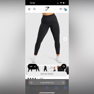 Gym Shark Pink Flex High Waisted Leggings (size large)